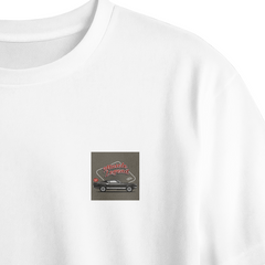 Muscle Legend Chest Printed Oversized Tee