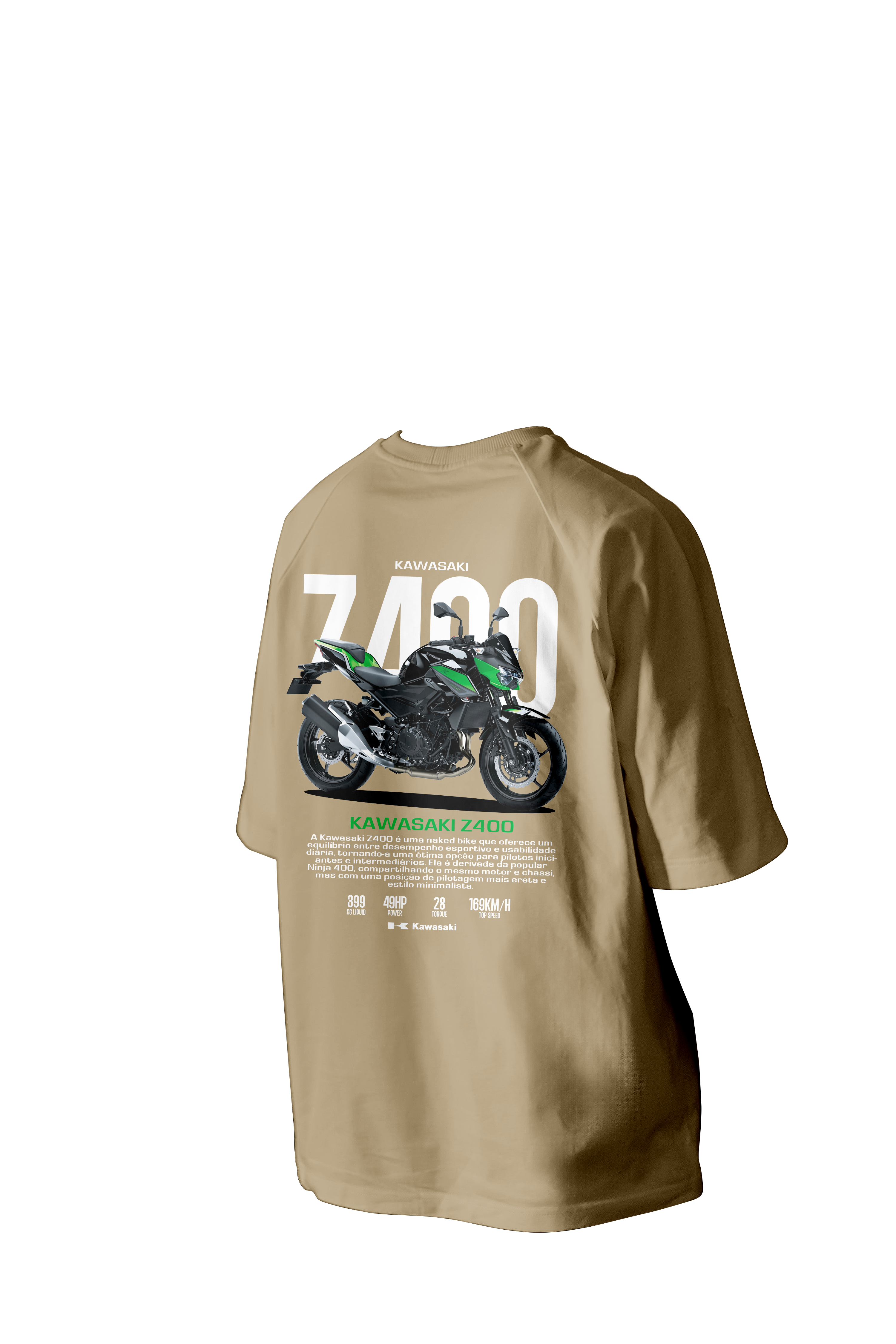 KAWASAKI Z400 Printed Oversized Tee