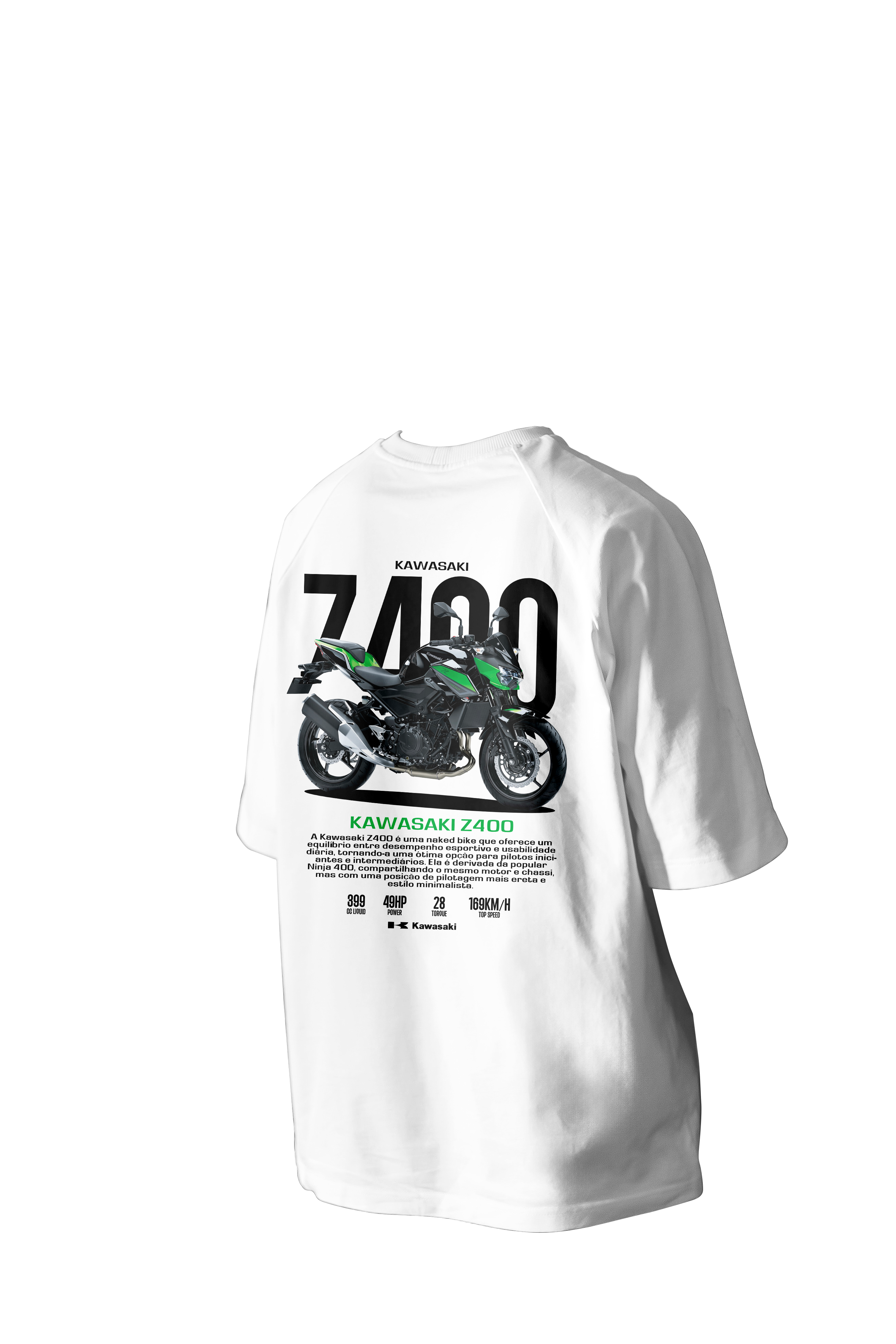 KAWASAKI Z400 Printed Oversized Tee
