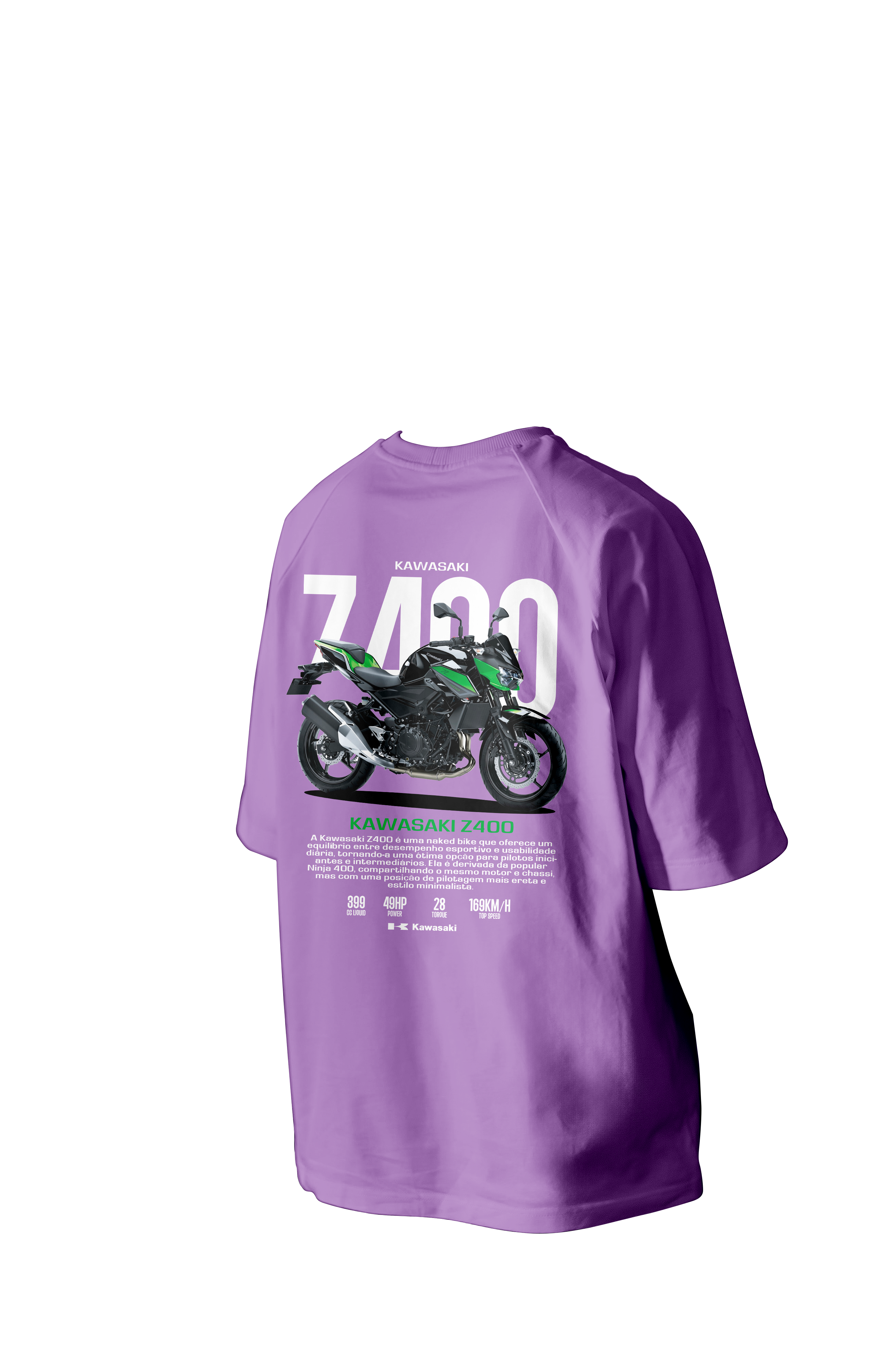 KAWASAKI Z400 Printed Oversized Tee