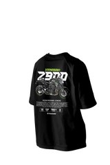 KAWASAKI Z900 Metallic Spark Black Printed Oversized Tee