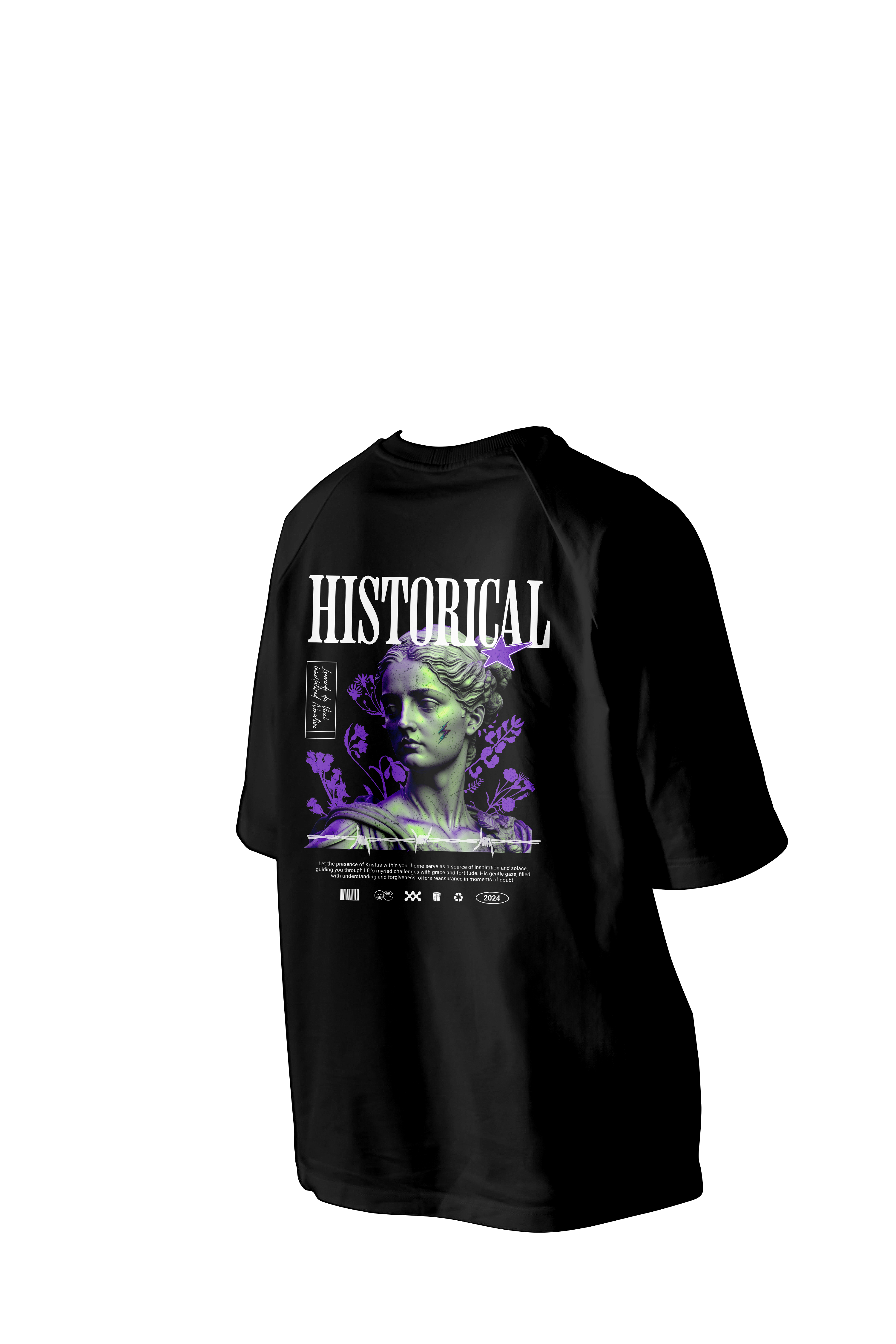 Historical Printed Oversized Tee