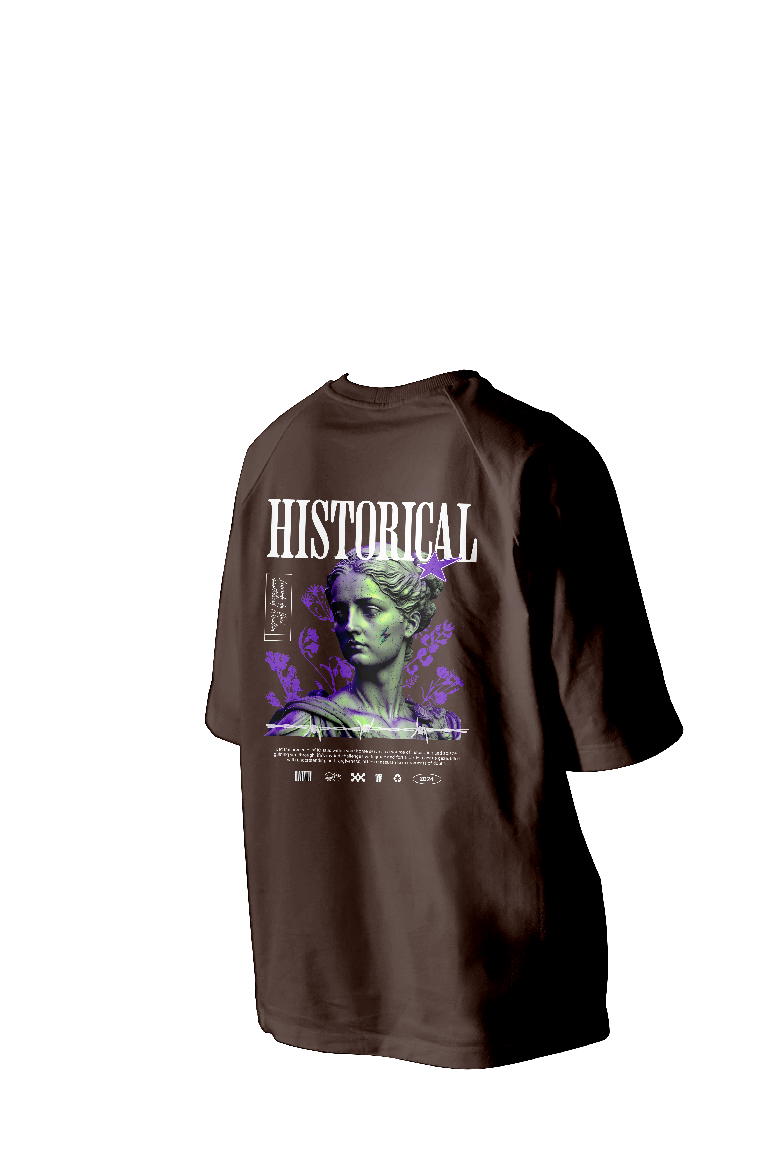Historical Printed Oversized Tee
