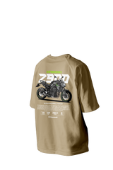 KAWASAKI Z900 Metallic Spark Black Printed Oversized Tee
