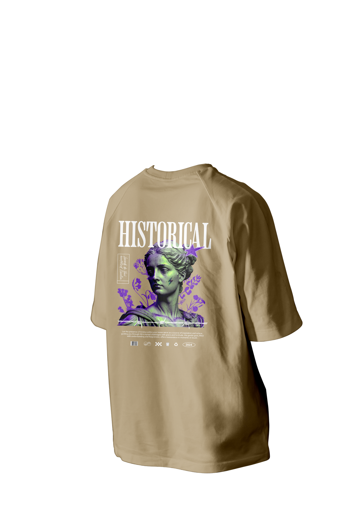 Historical Printed Oversized Tee