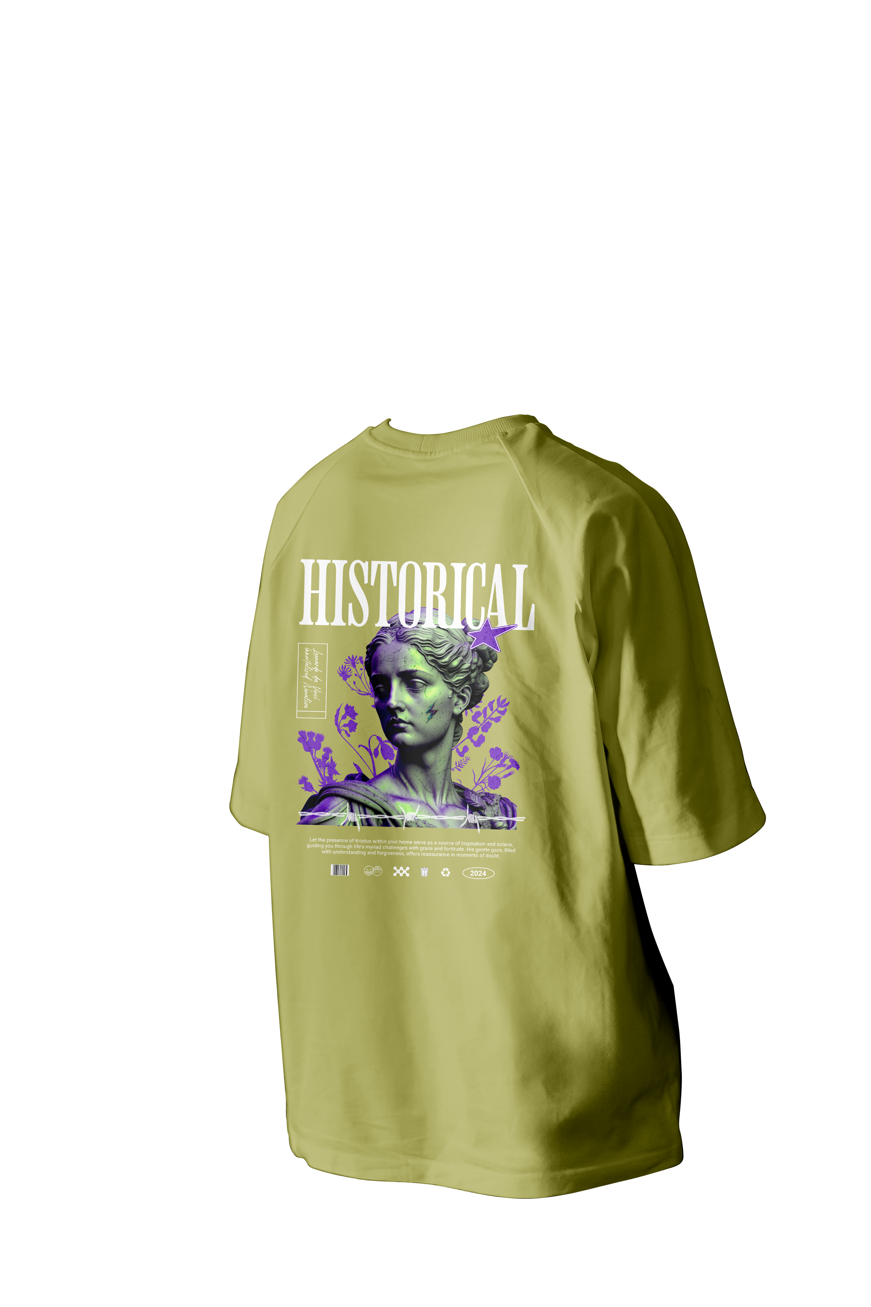 Historical Printed Oversized Tee