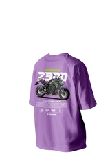 KAWASAKI Z900 Metallic Spark Black Printed Oversized Tee