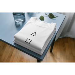Triangle Square Circle Printed T -Shirt