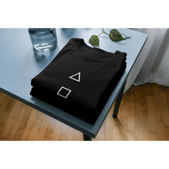 Triangle Square Circle Printed T -Shirt