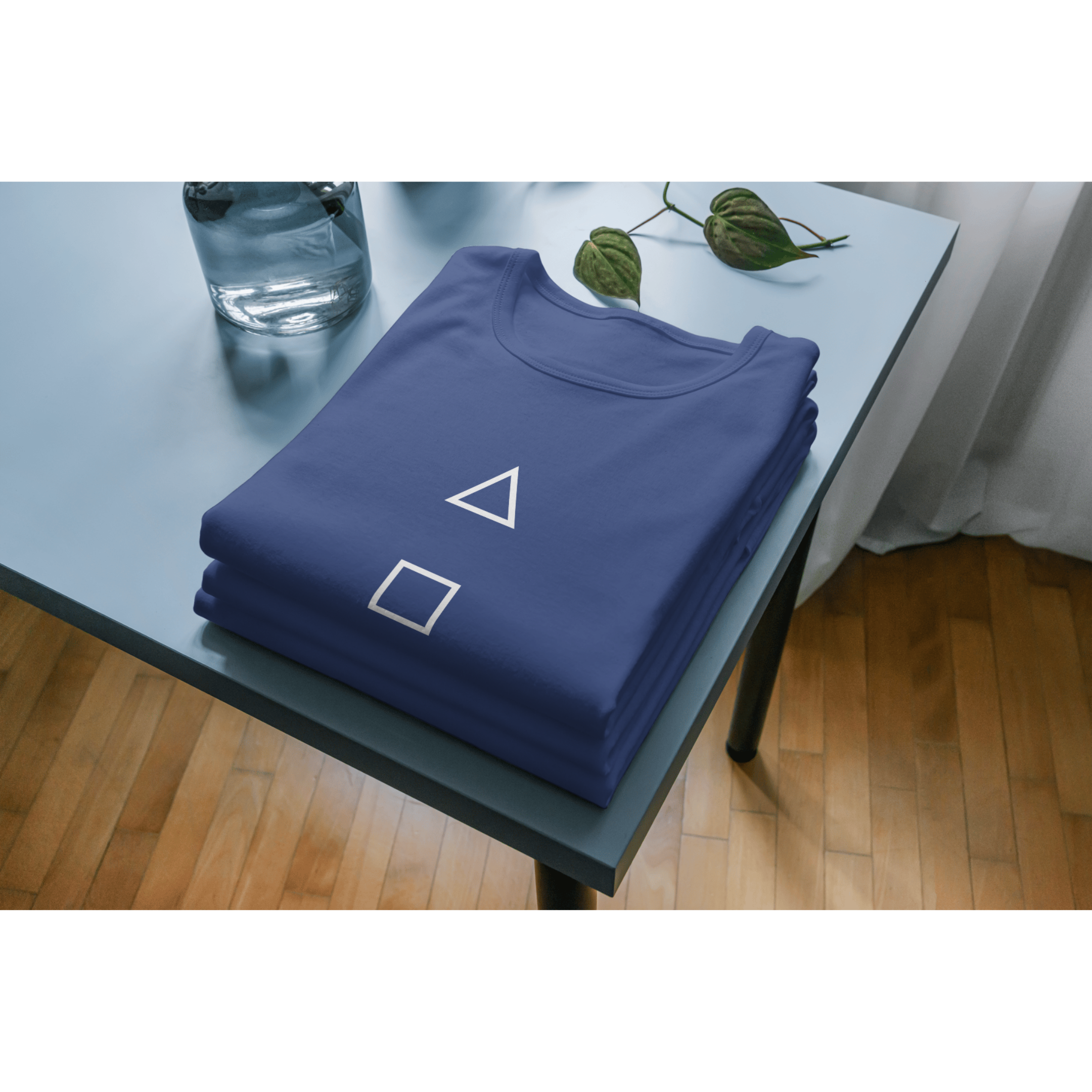 Triangle Square Circle Printed T -Shirt