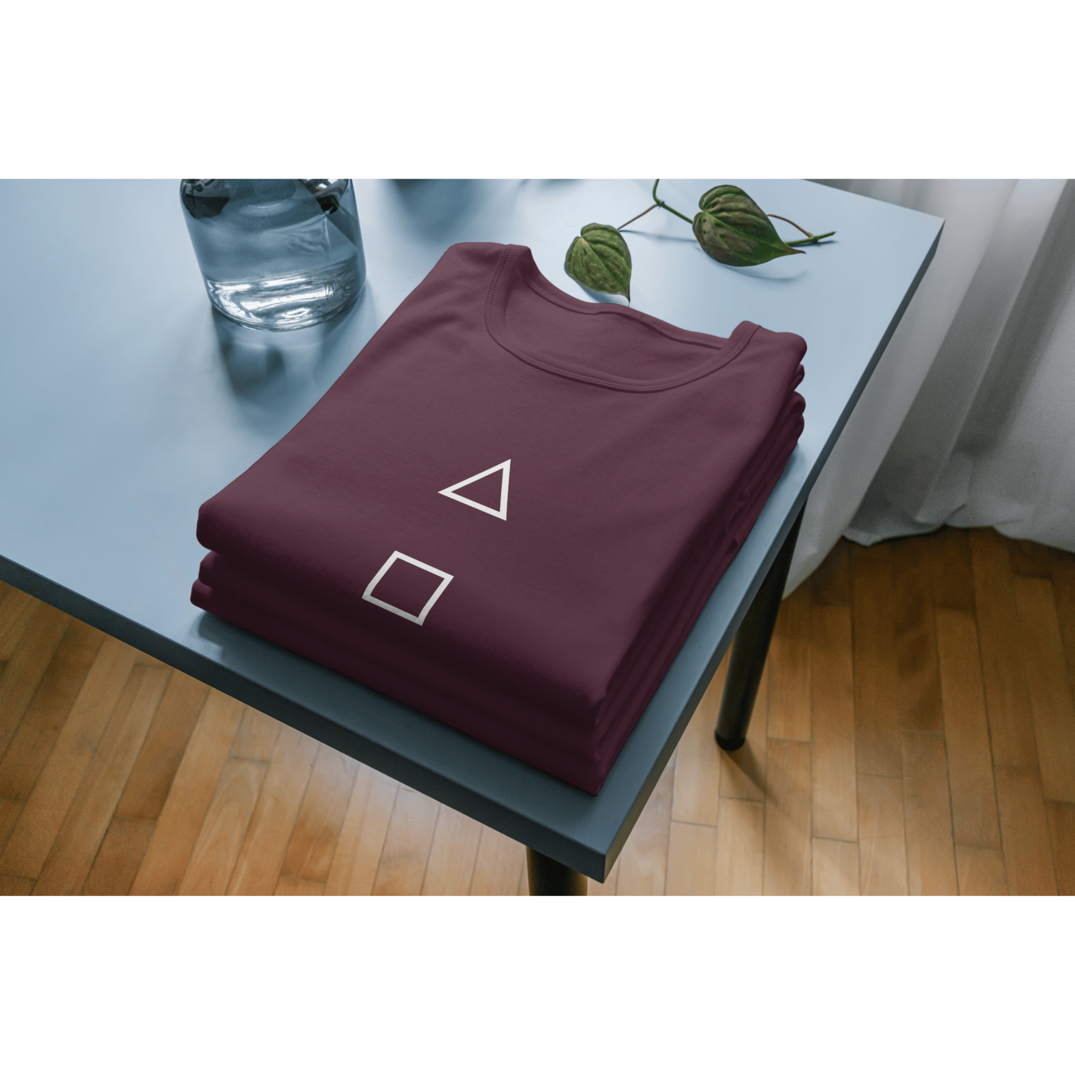 Triangle Square Circle Printed T -Shirt