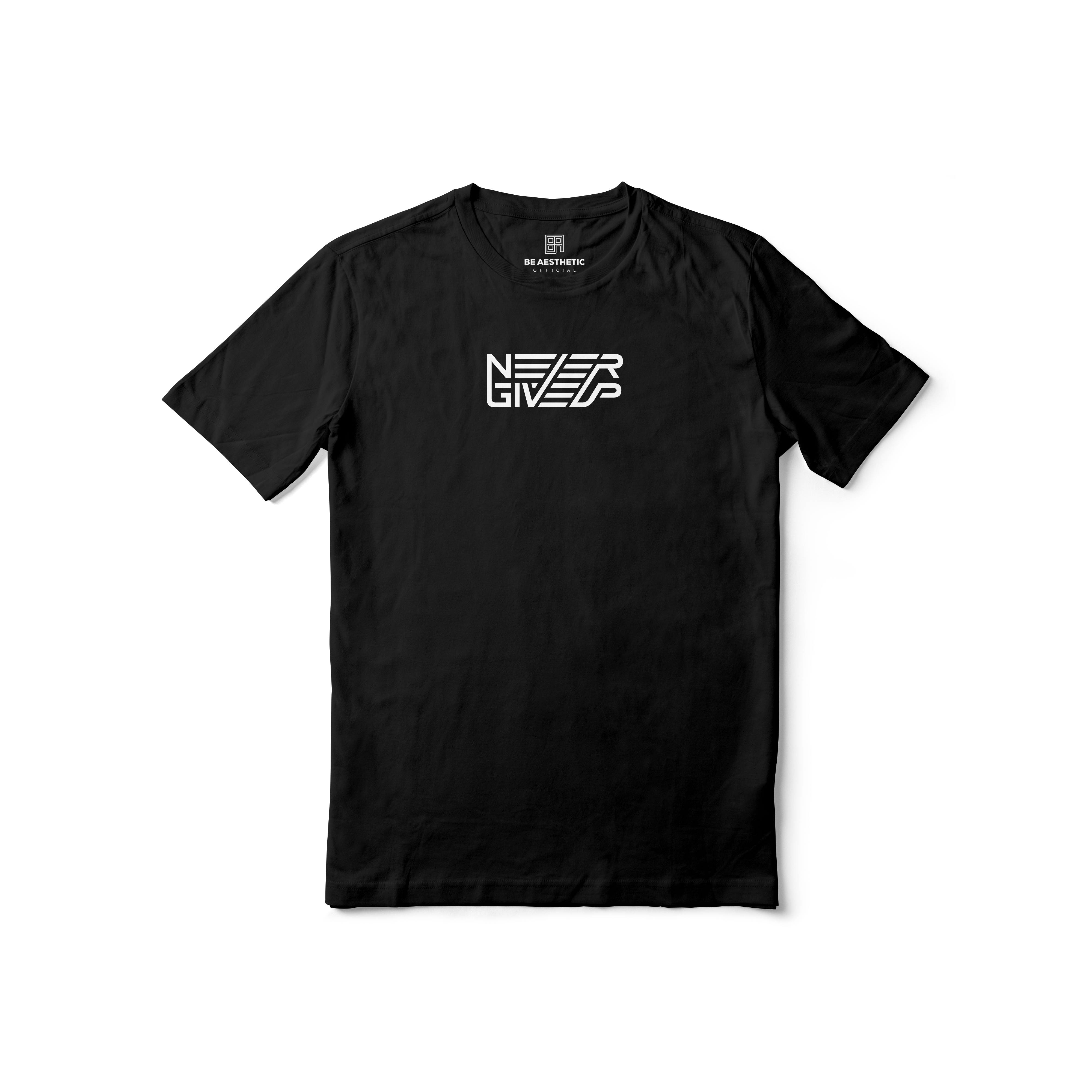Never Giveup Regular Printed Tee