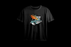 Retro Ride Printed Oversized Tee