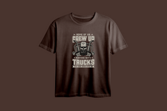 Playing With Trucks Printed Oversized Tee