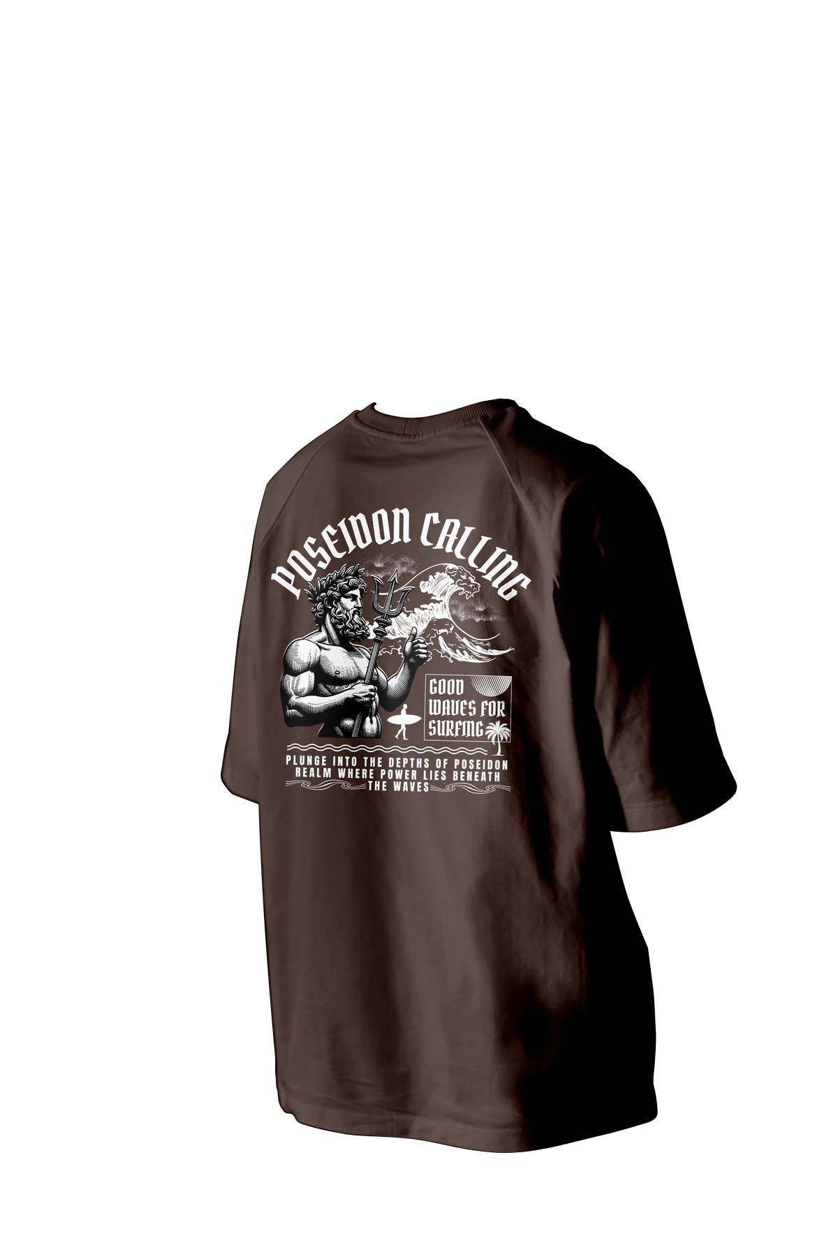 The Waves Printed Oversized Tee