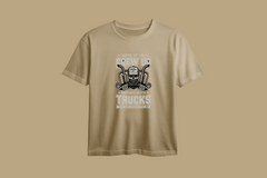 Playing With Trucks Printed Oversized Tee