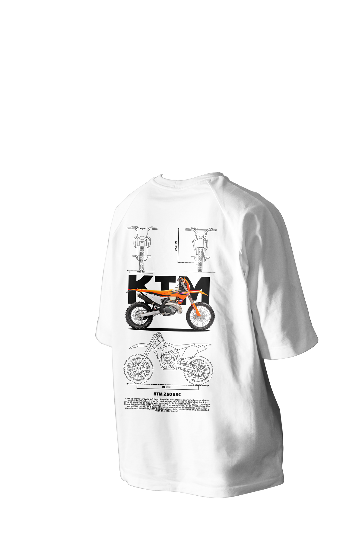 KTM 250 XC Printed Oversized Tee