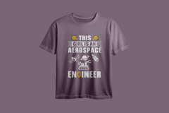 This Girl is An Aerospace Engineer Oversized Printed T-Shirt