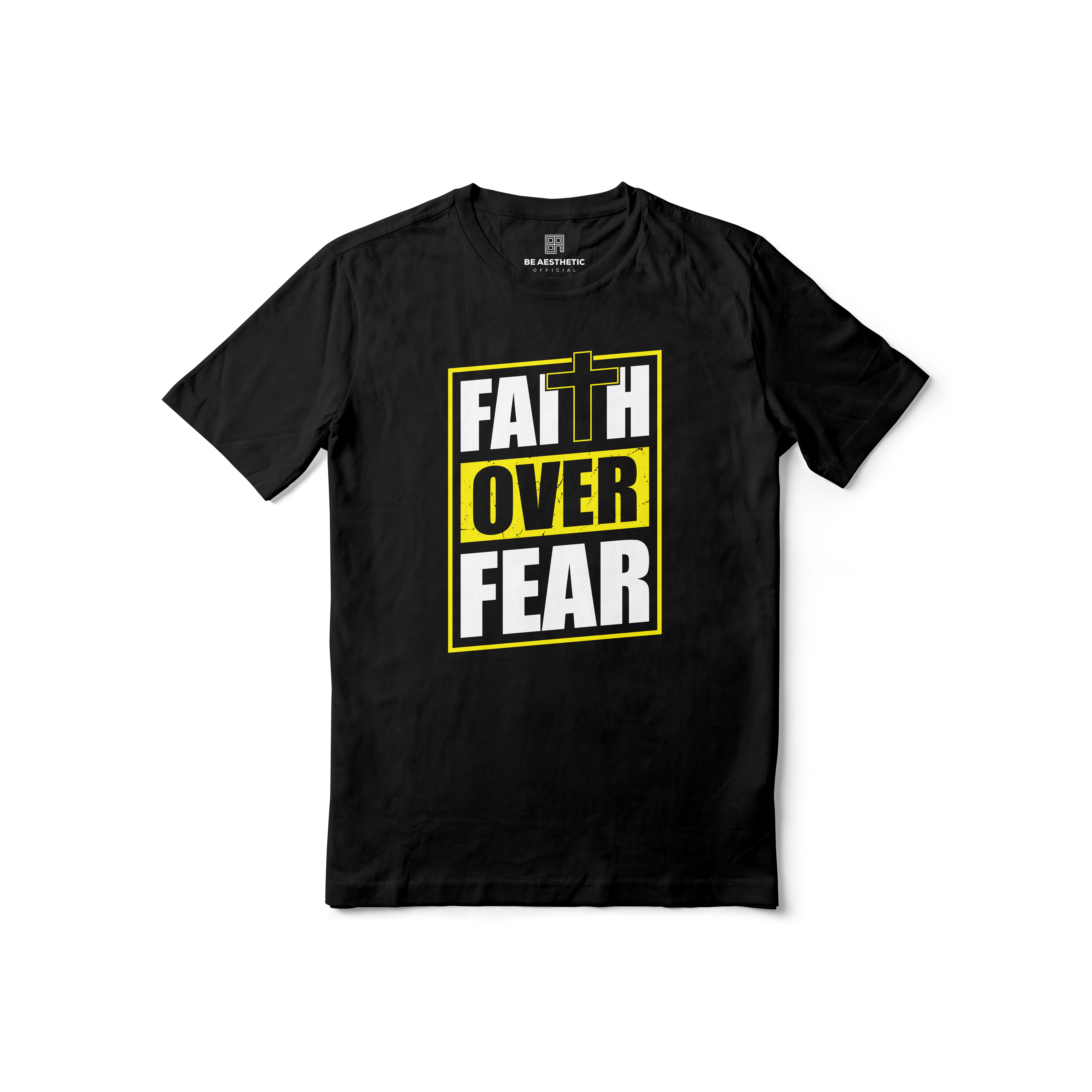 Faith Over Fear Regular Printed Tee