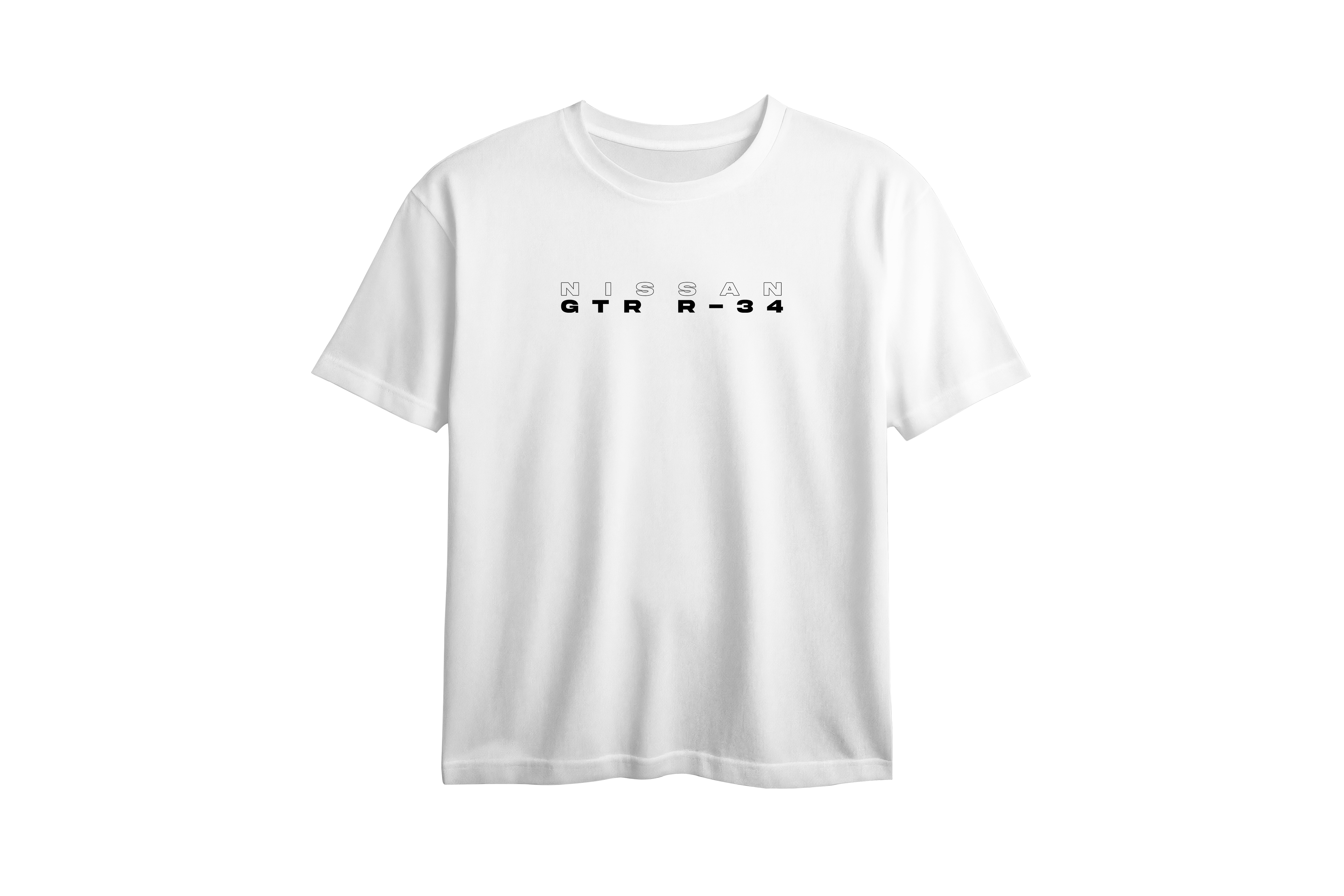 NISSAN GTR R-34 Printed Oversized Tee