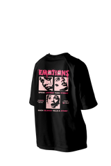 Emotions Printed Oversized Tee