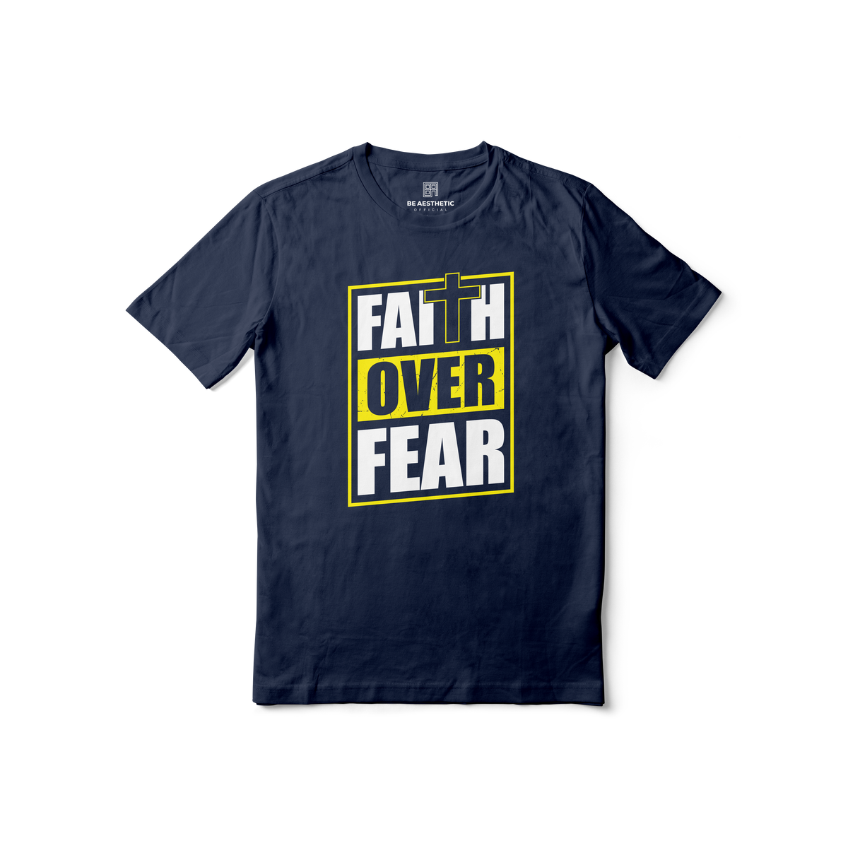 Faith Over Fear Regular Printed Tee