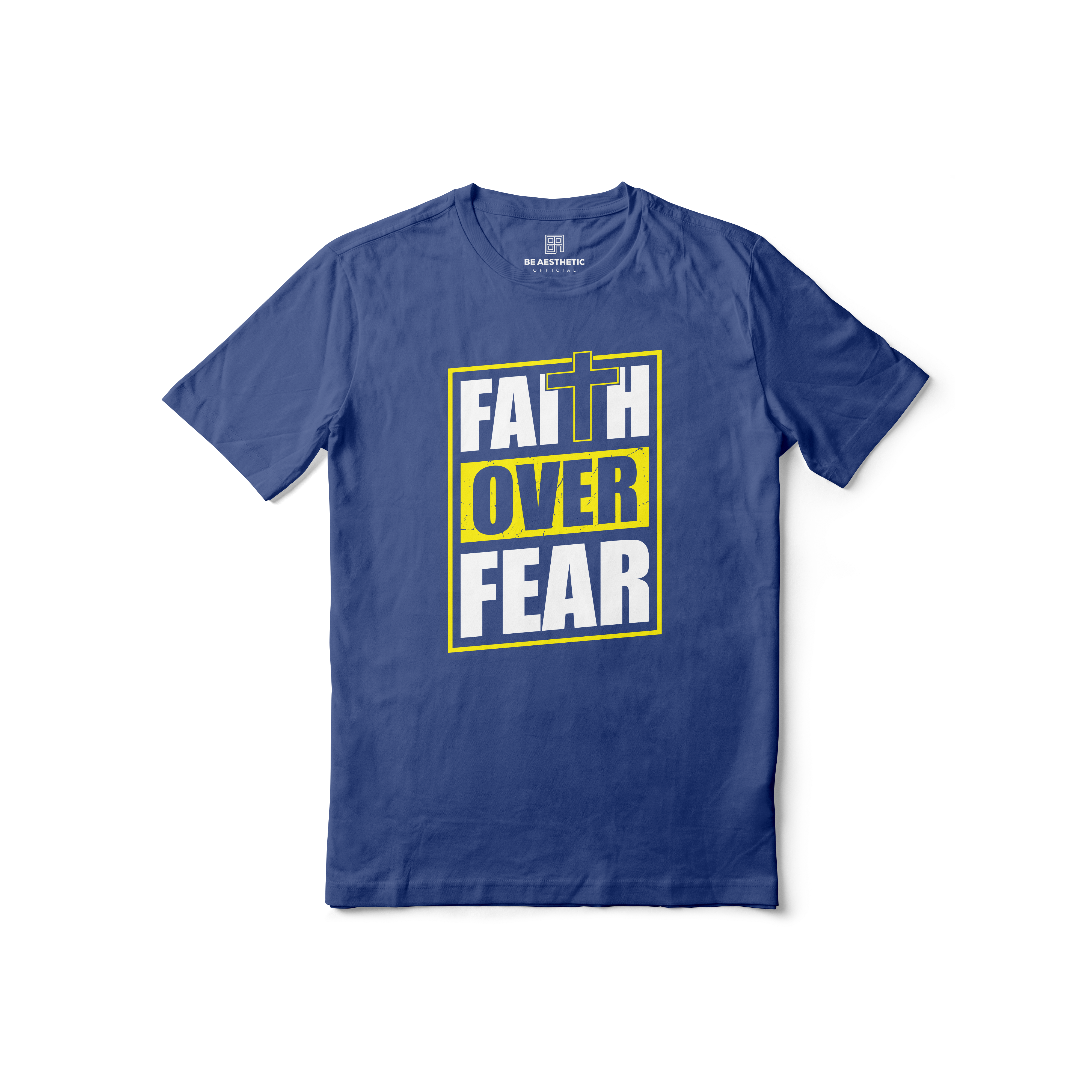 Faith Over Fear Regular Printed Tee