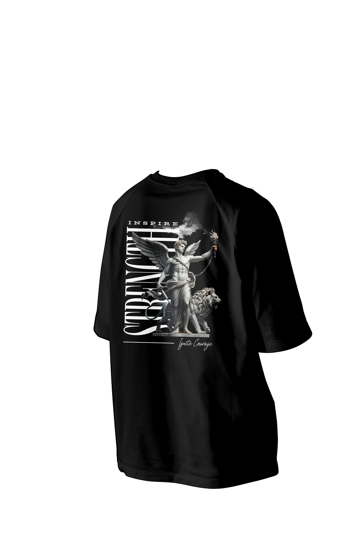 Inspire Strength Printed Oversized Tee