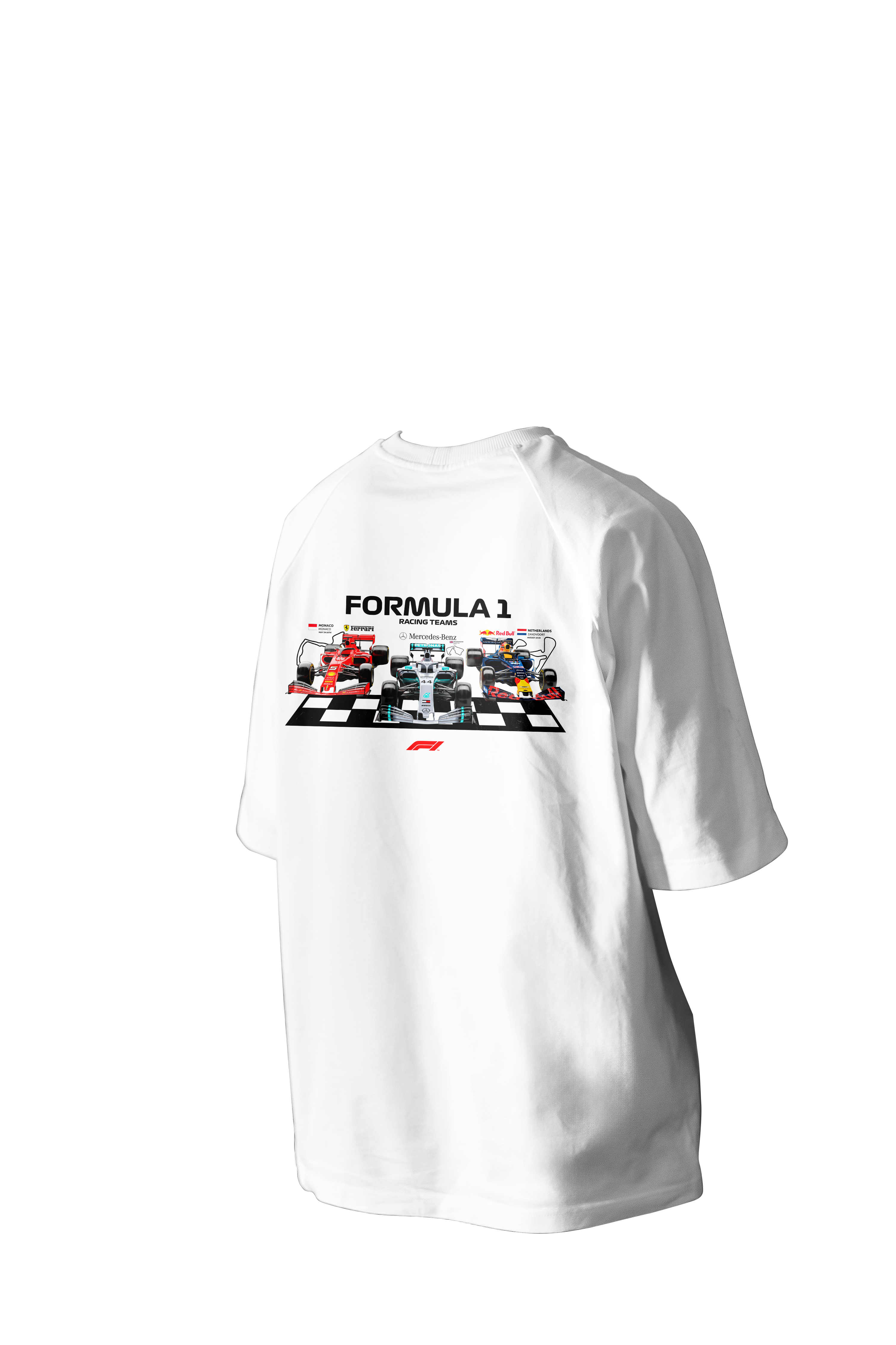 Formula 1 Printed Oversized Tee
