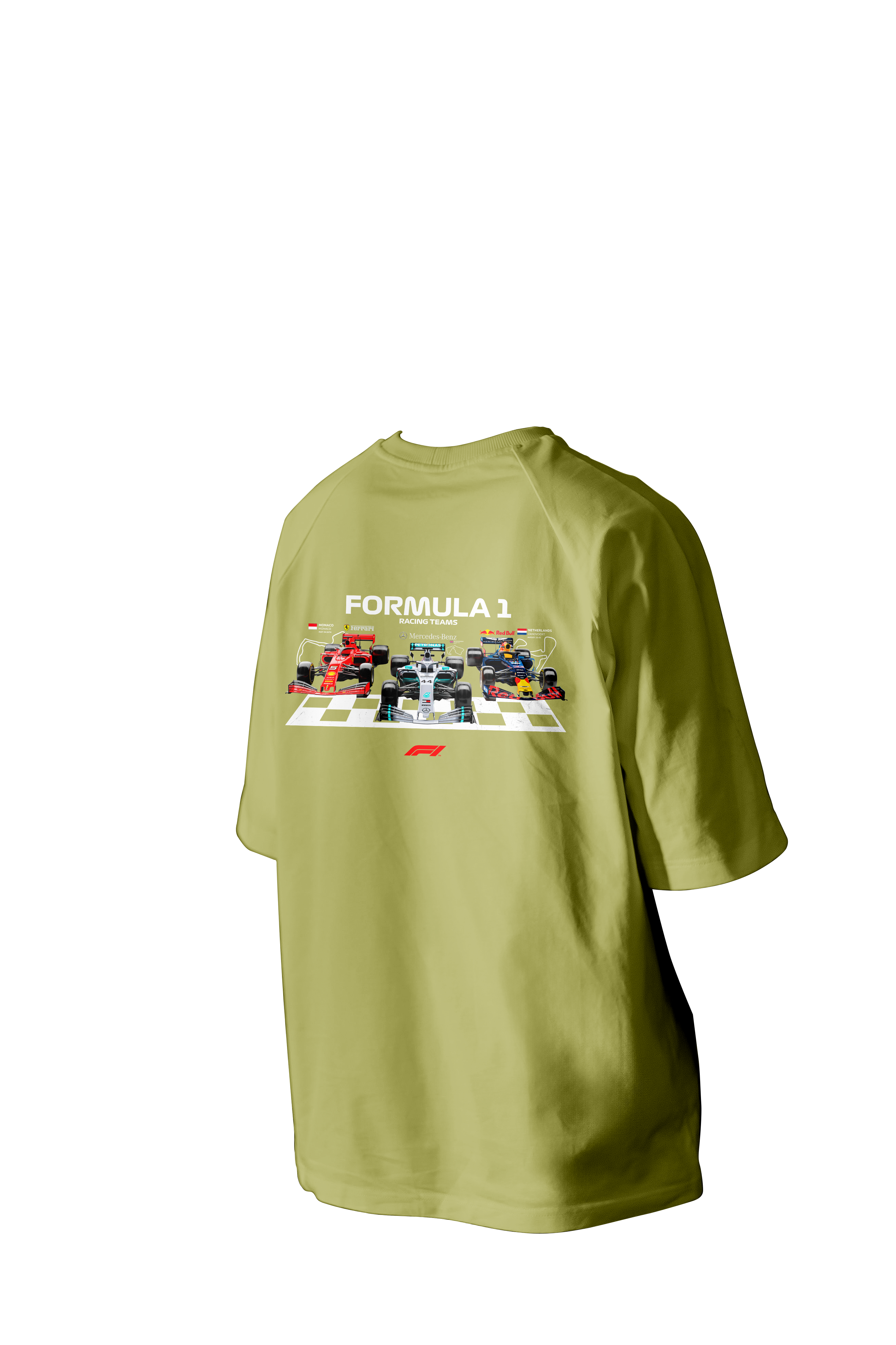 Formula 1 Printed Oversized Tee