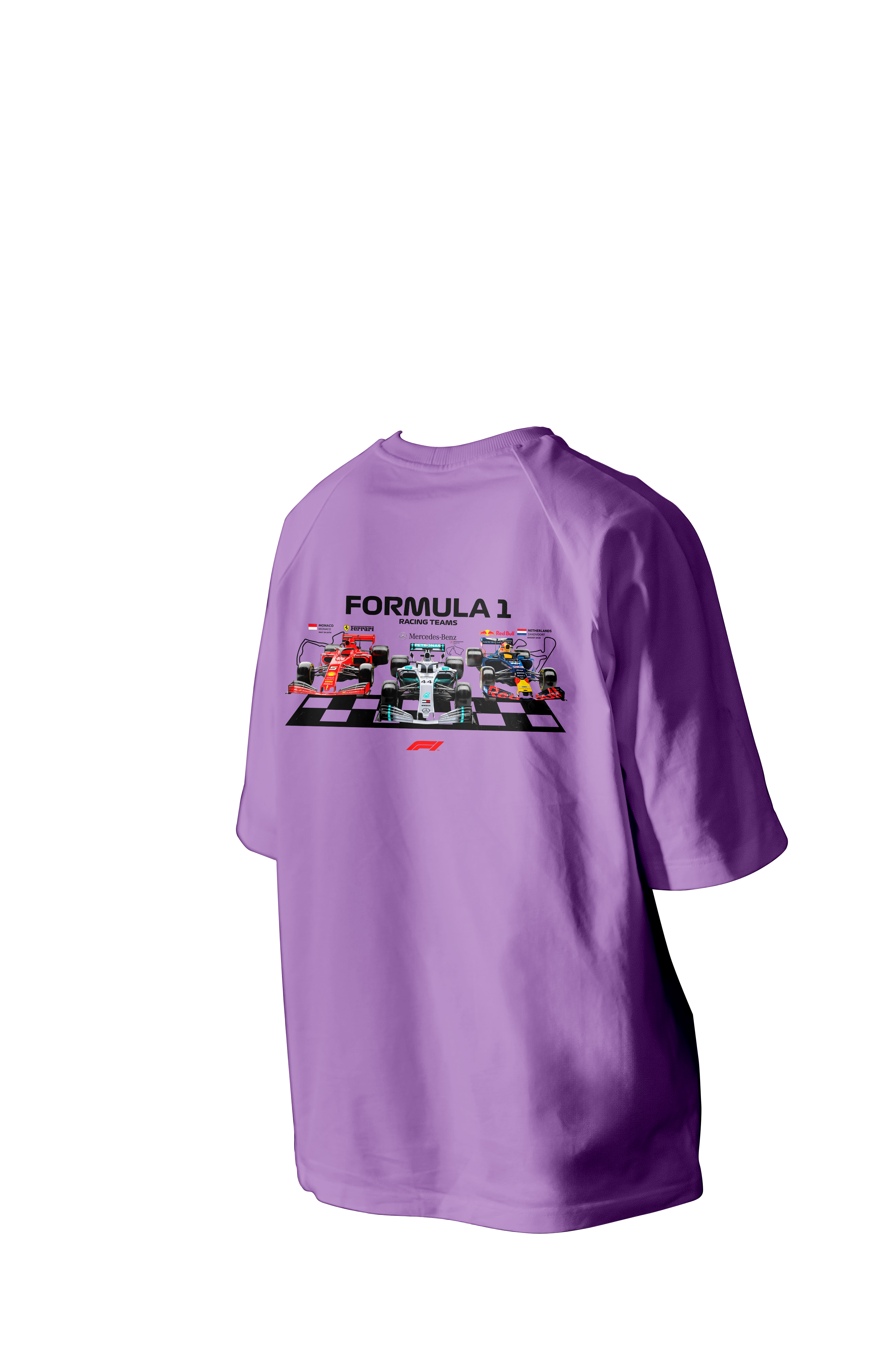 Formula 1 Printed Oversized Tee