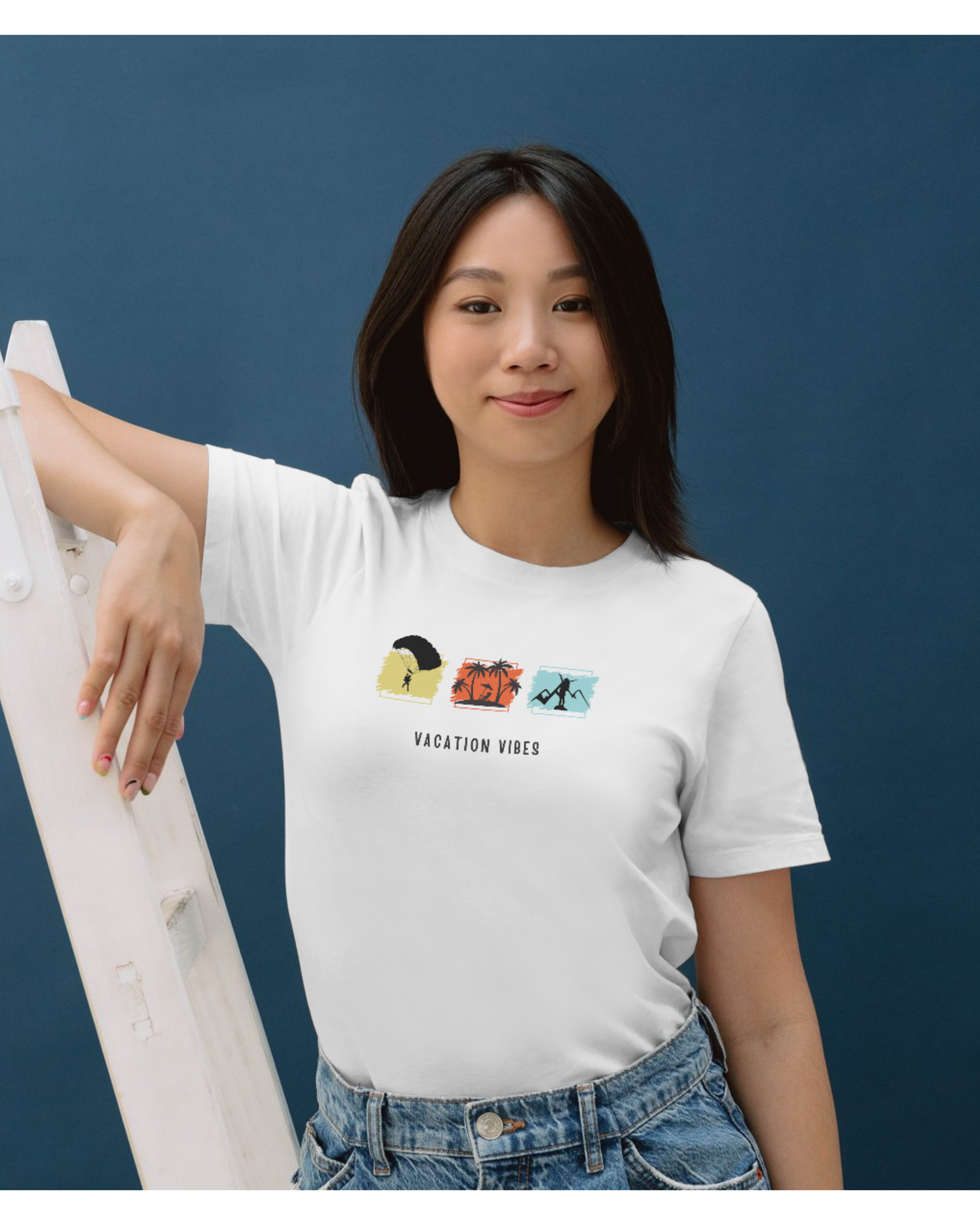 Vacation Vibes Regular Printed Tee
