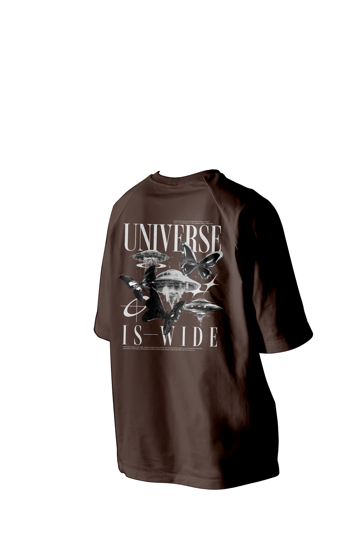 UNIVERSE Printed Oversized Tee