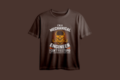 I'm A Mechanical Engineer Oversized Printed T-Shirt