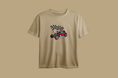 HOT ROD San Diego California Printed Oversized Tee