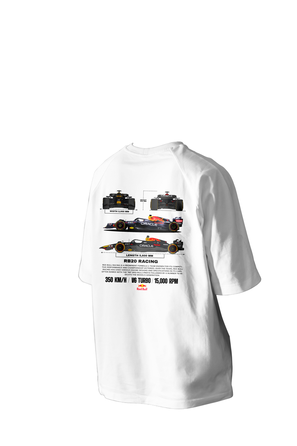 RB20 Printed Oversized Tee