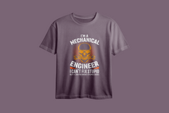 I'm A Mechanical Engineer Oversized Printed T-Shirt
