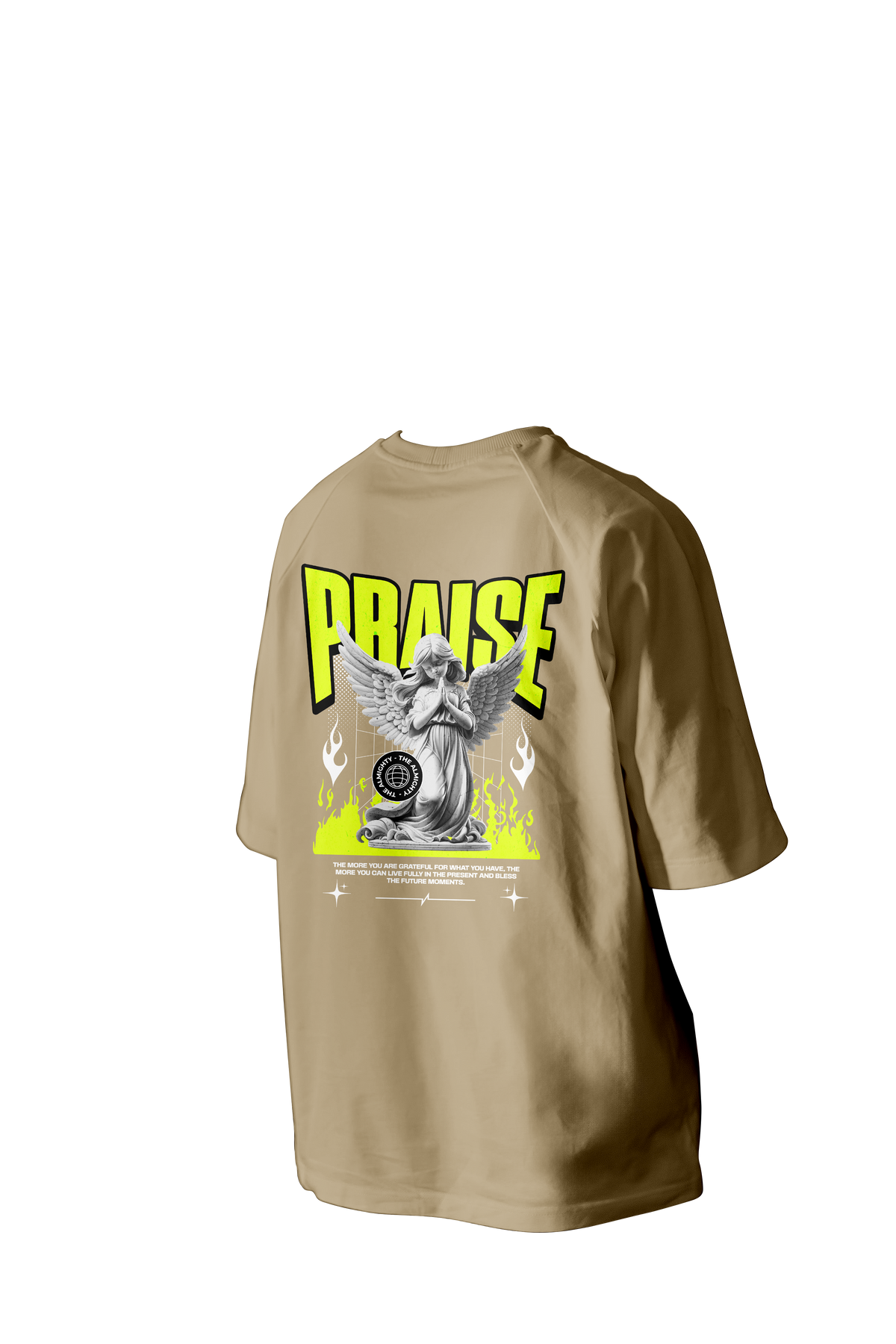 PRAISE Printed Oversized Tee
