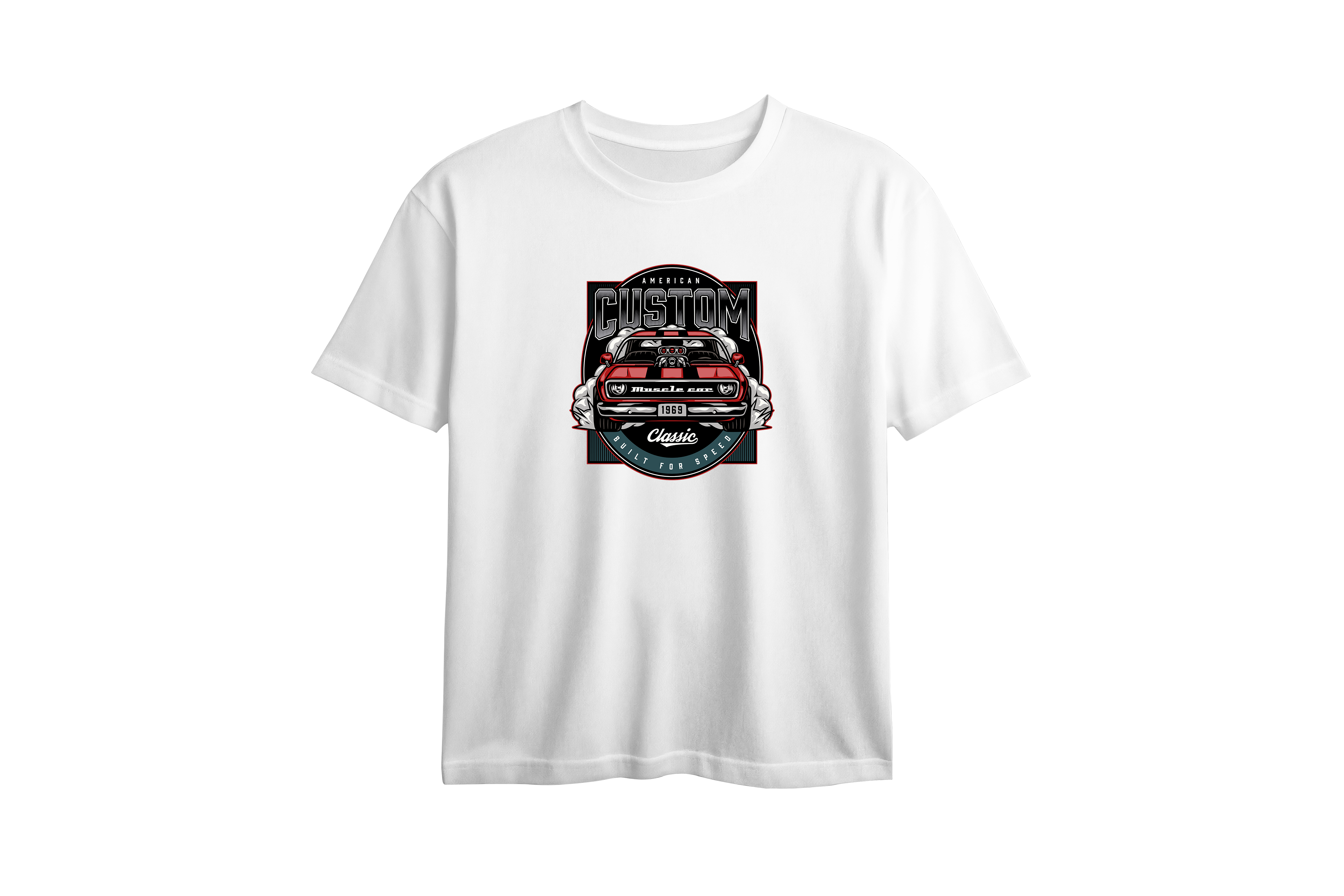 American Custom Printed Oversized Tee