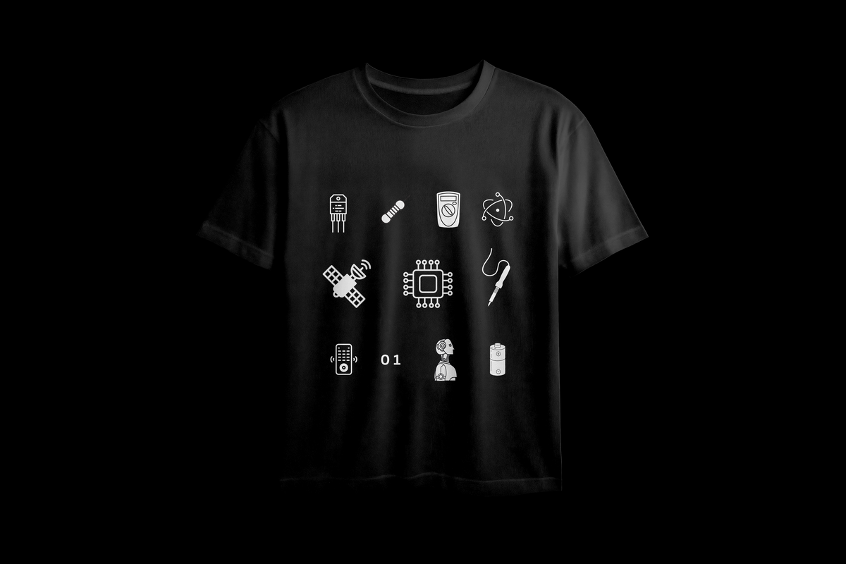 Electronics Engineer Oversized Printed T-Shirt