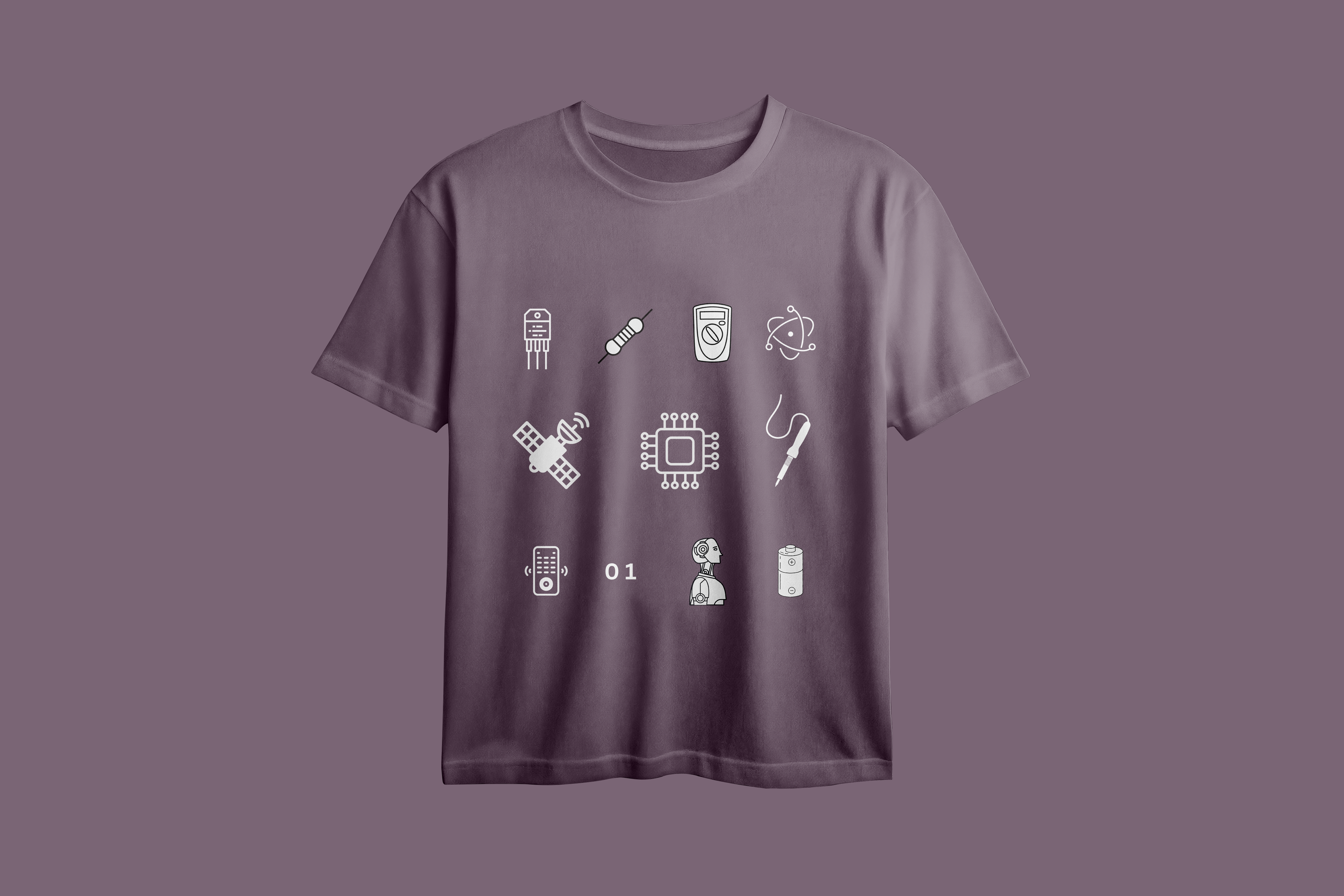 Electronics Engineer Oversized Printed T-Shirt