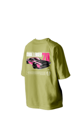 Dodge Challenger 70 Printed Oversized Tee