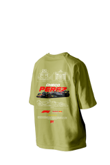 Checo Perez Printed Oversized Tee