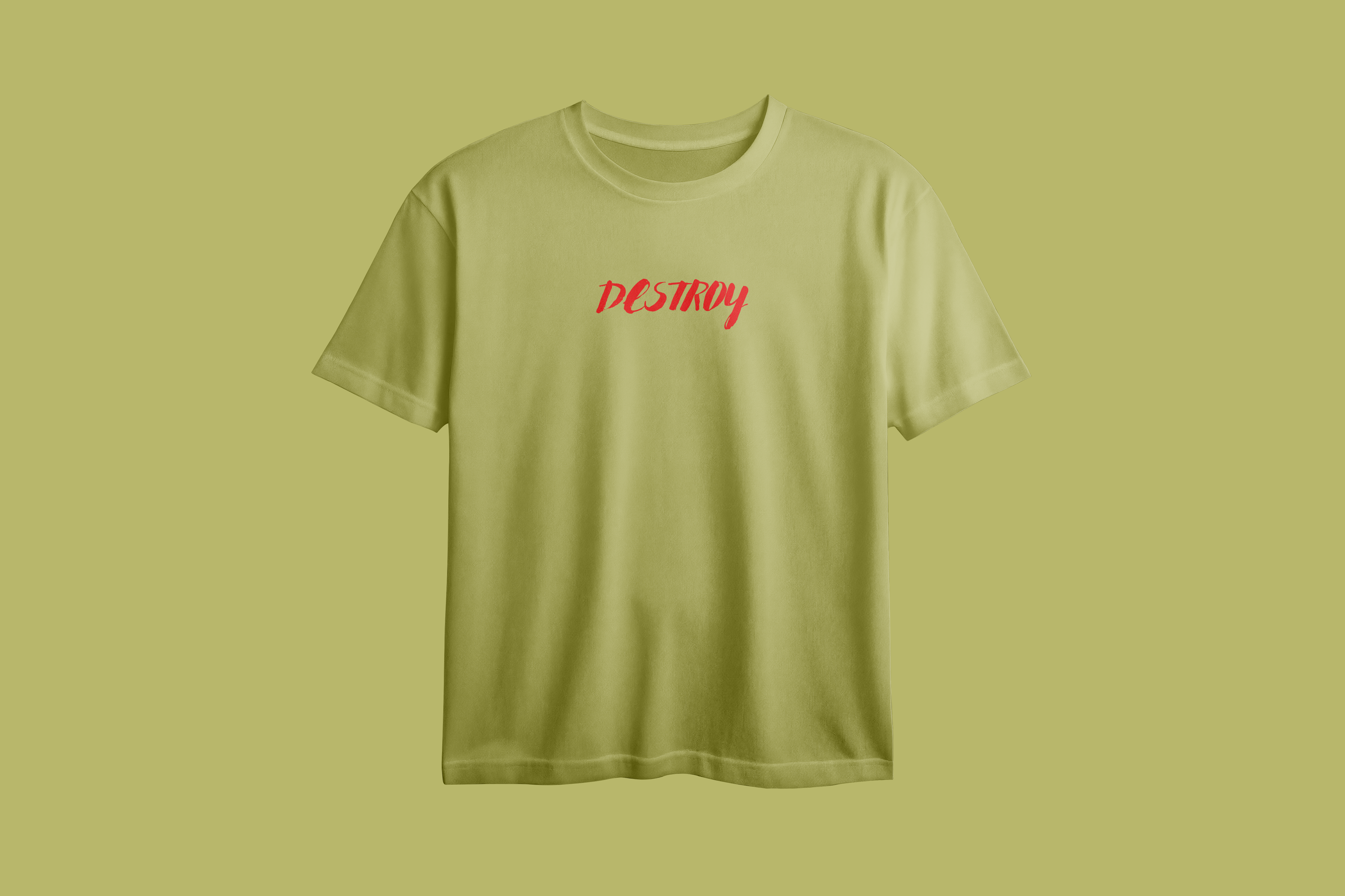 Destroy Printed Oversized Tee