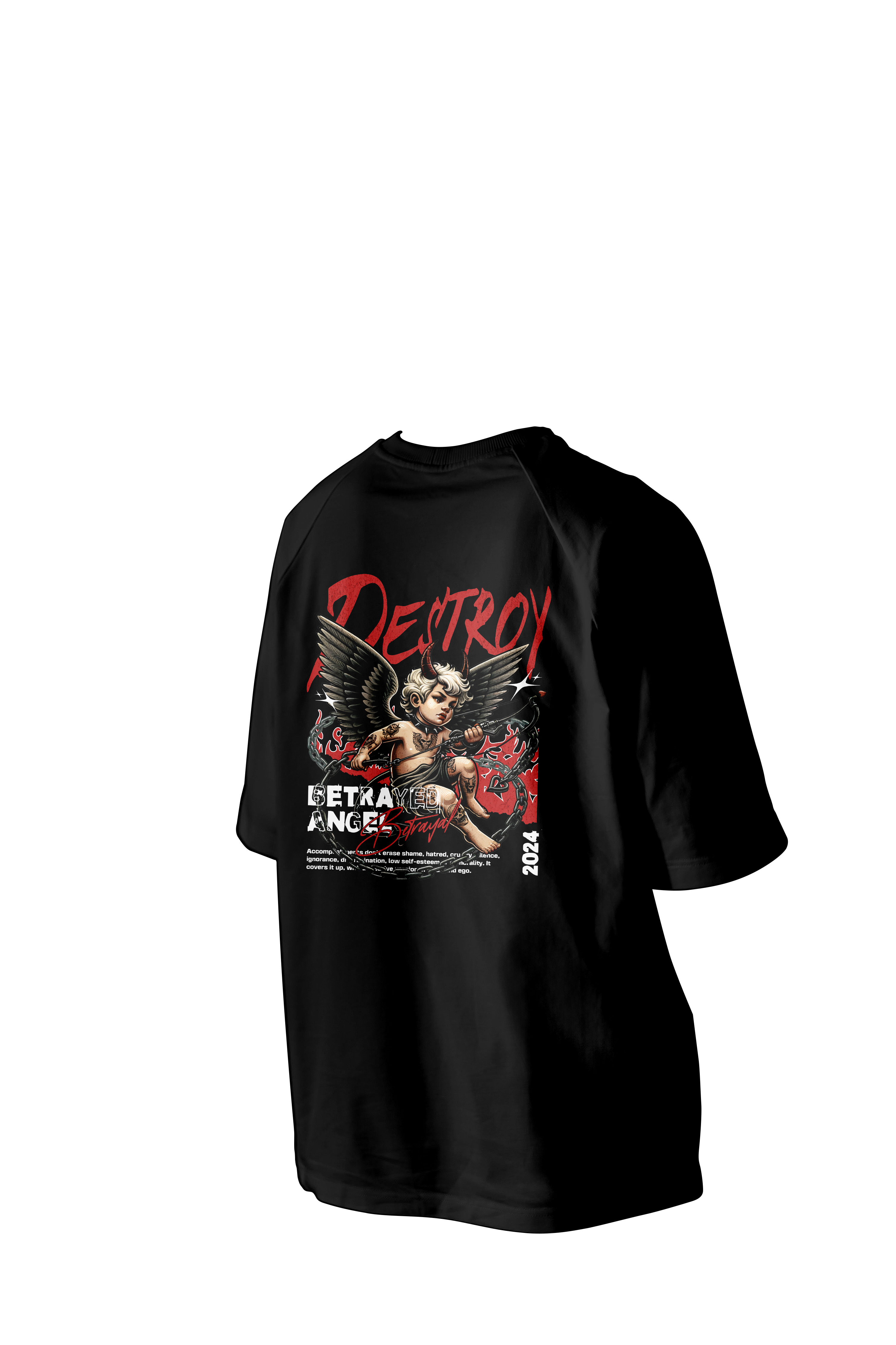 Destroy Printed Oversized Tee