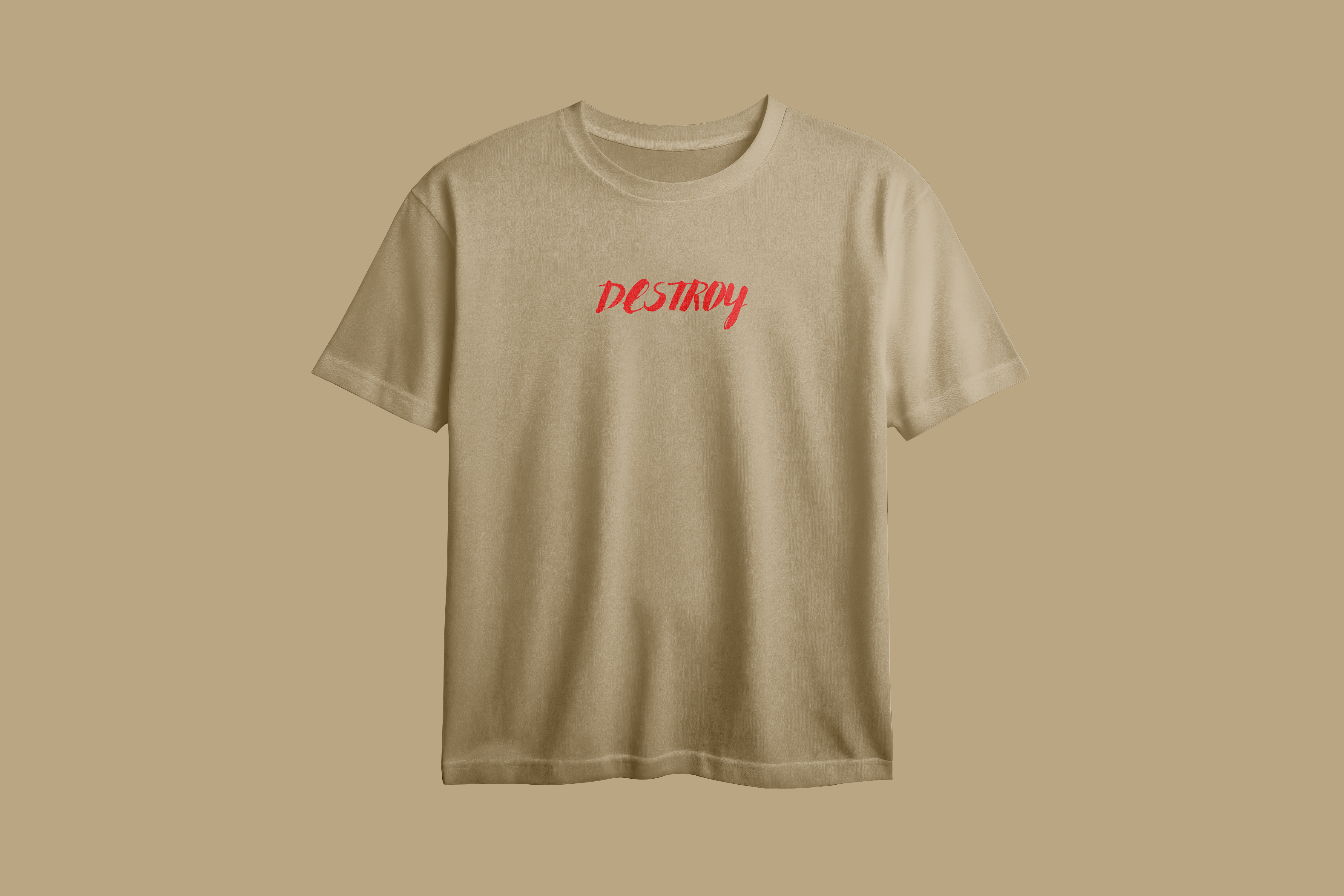 Destroy Printed Oversized Tee