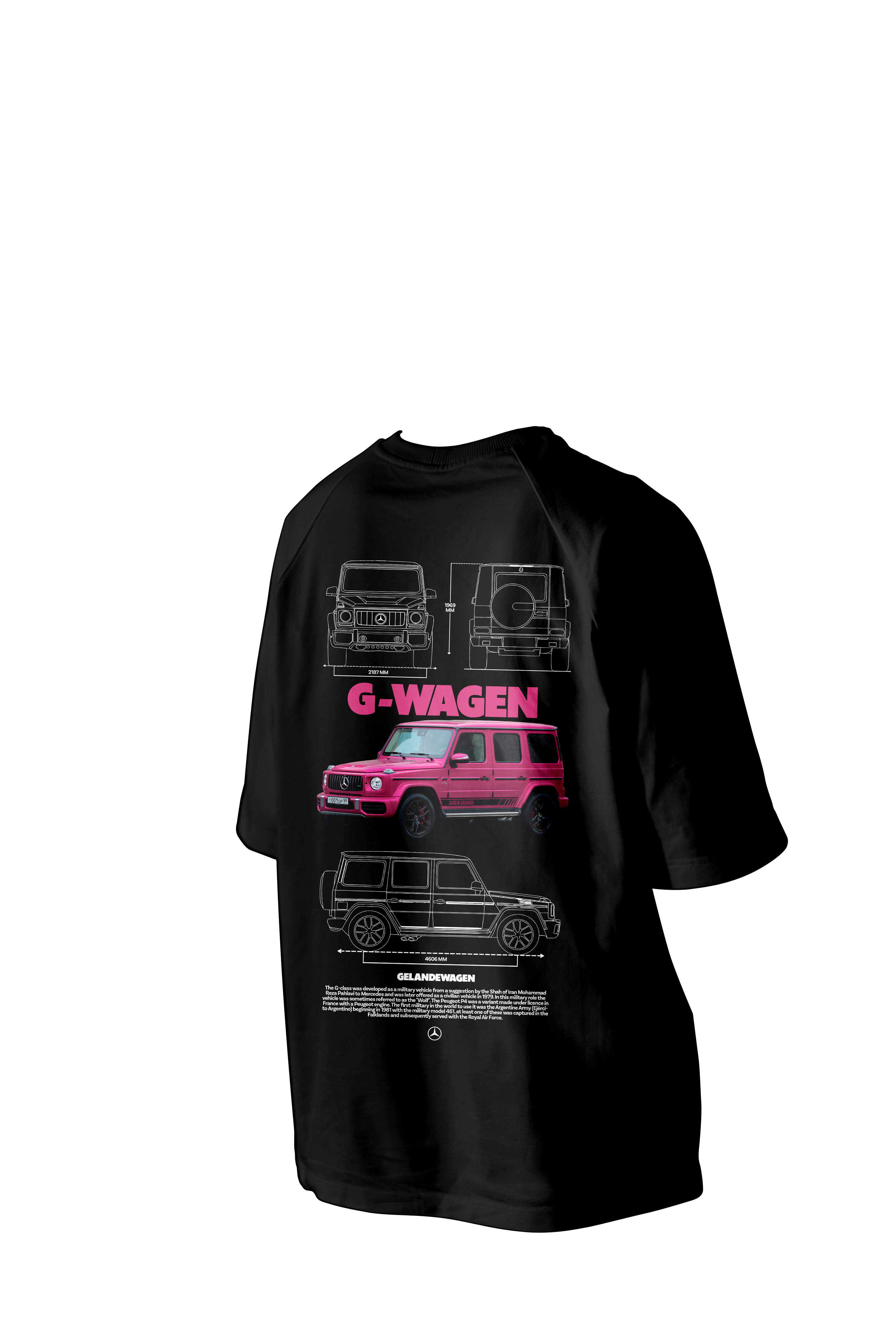 G-WAGEN Printed Oversized Tee