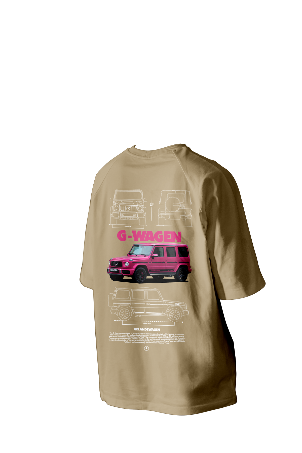 G-WAGEN Printed Oversized Tee