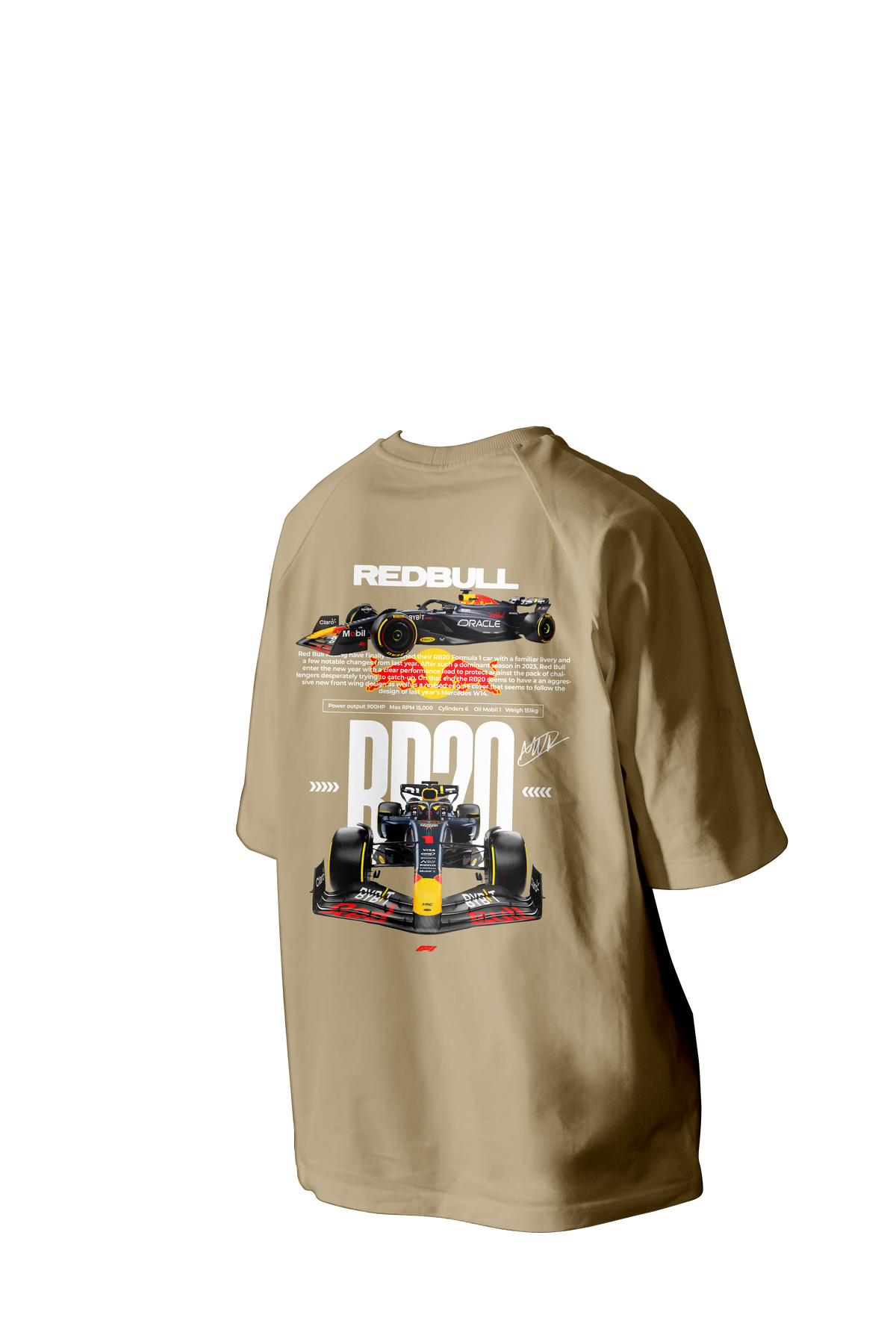 RB20 Back Printed Oversized Tee