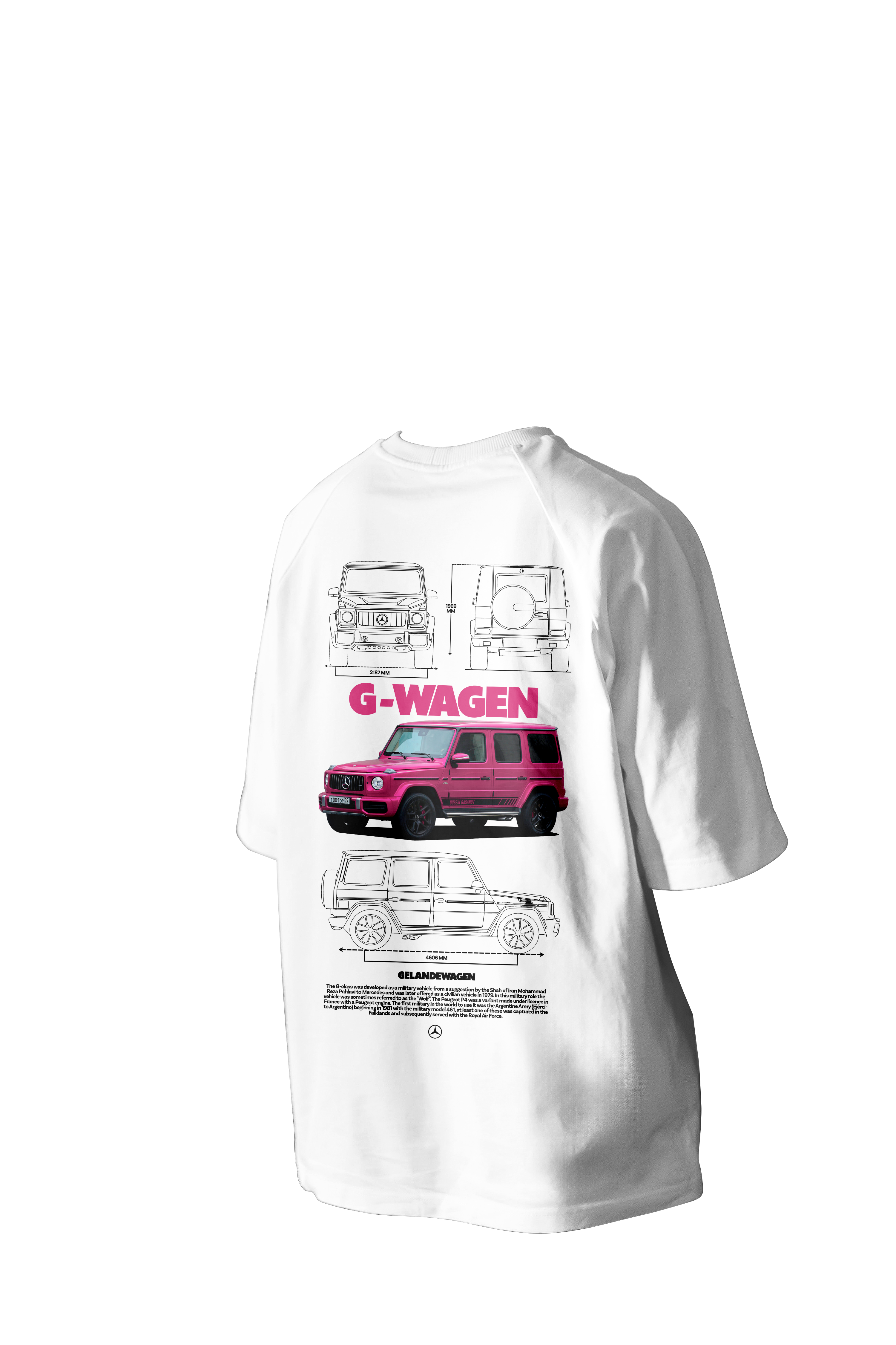 G-WAGEN Printed Oversized Tee